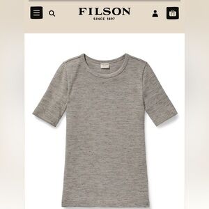 Filson heavyweight cotton crewneck tee.